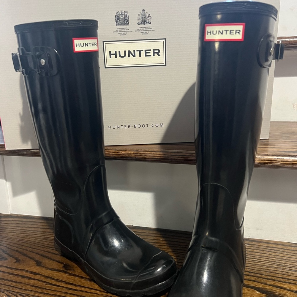 Hunter Classic Black Tall Boots